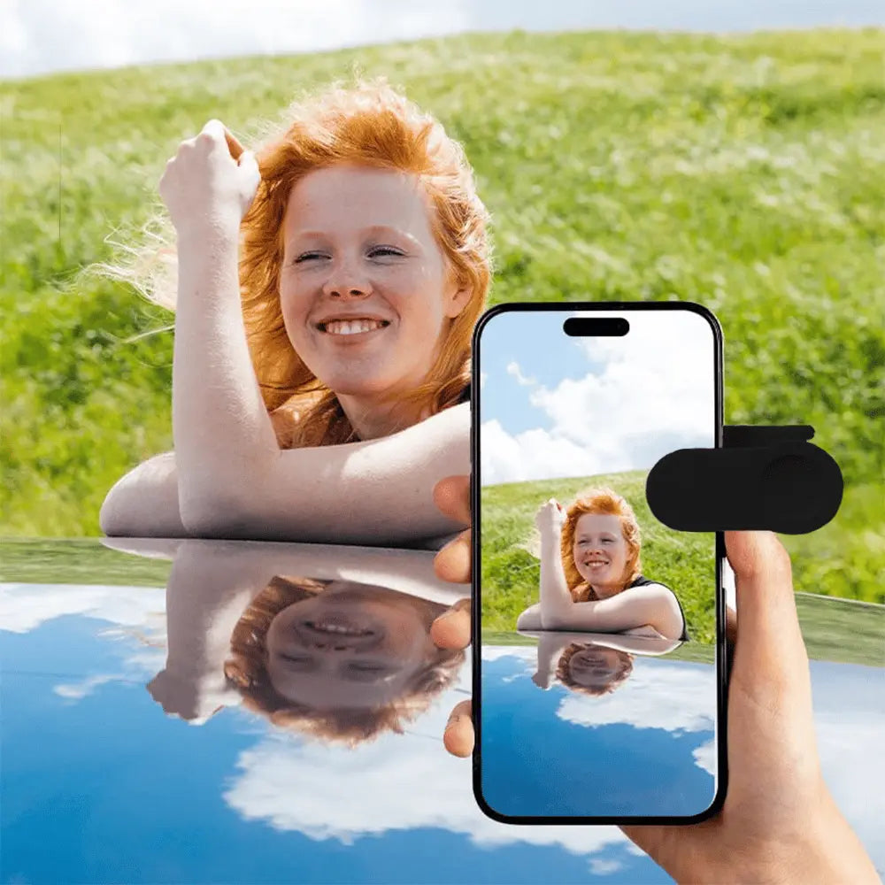 Camera Spiegelreflector Clip voor Creatieve Symmetrische Foto's – Universele Smartphone Lens met Glasreflectie | Sansoti
