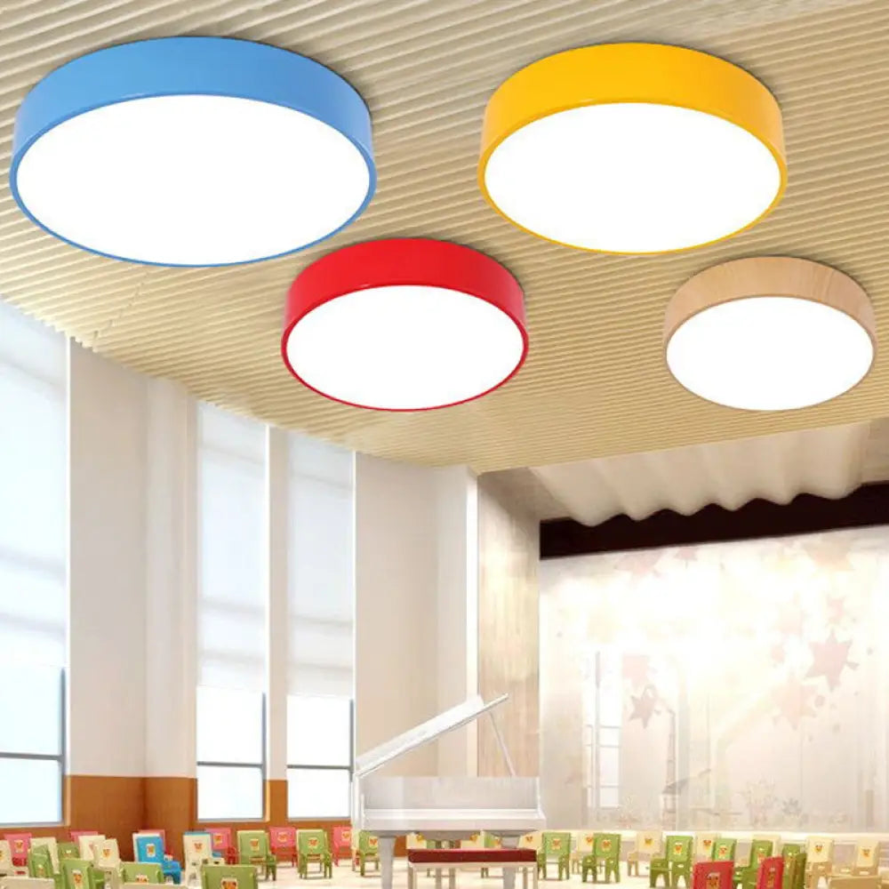 Ronde Acryl LED Plafondlamp met Afstandsbediening – Kinderkamer Verlichting | Sansoti