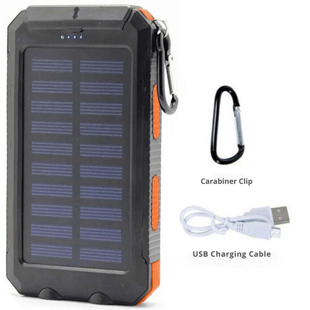 Solar-Powerbank 10000 mAh mit wasserdichtem Gehäuse für den Außenbereich | Restfield