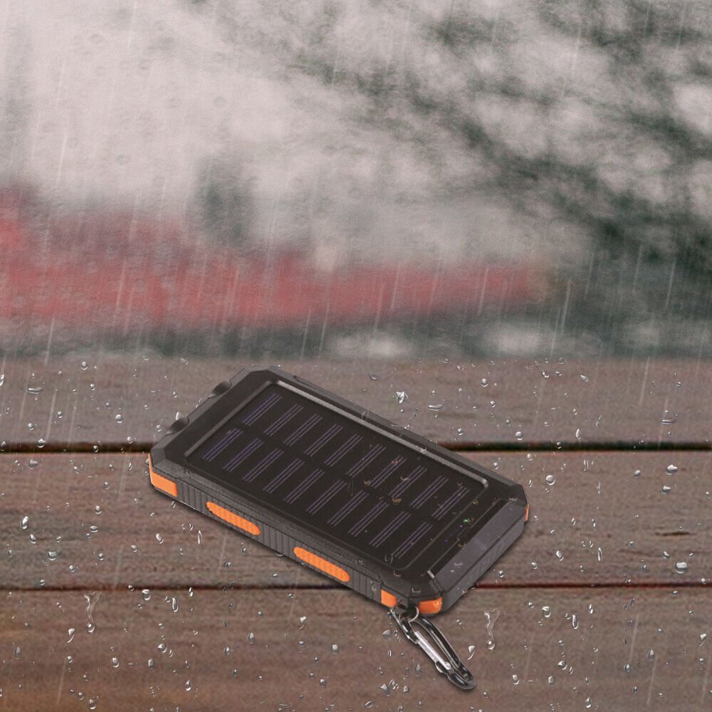 Solar-Powerbank 10000 mAh mit wasserdichtem Gehäuse für den Außenbereich | Restfield