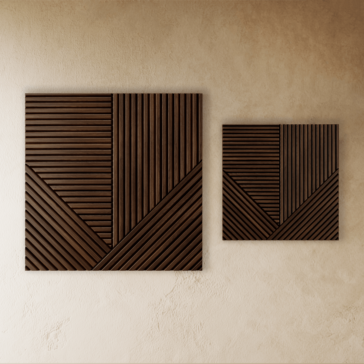 Adira Houten Wandpanelen Met Geometrisch Design Voor Stijlvolle Accentmuren | Sansoti