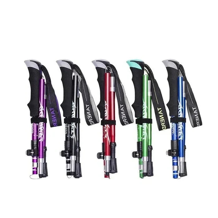Telescopische Wandelstok Verstelbaar Lichtgewicht Aluminium voor Trekking Hiking Outdoor Wandelen Bergen | Sansoti