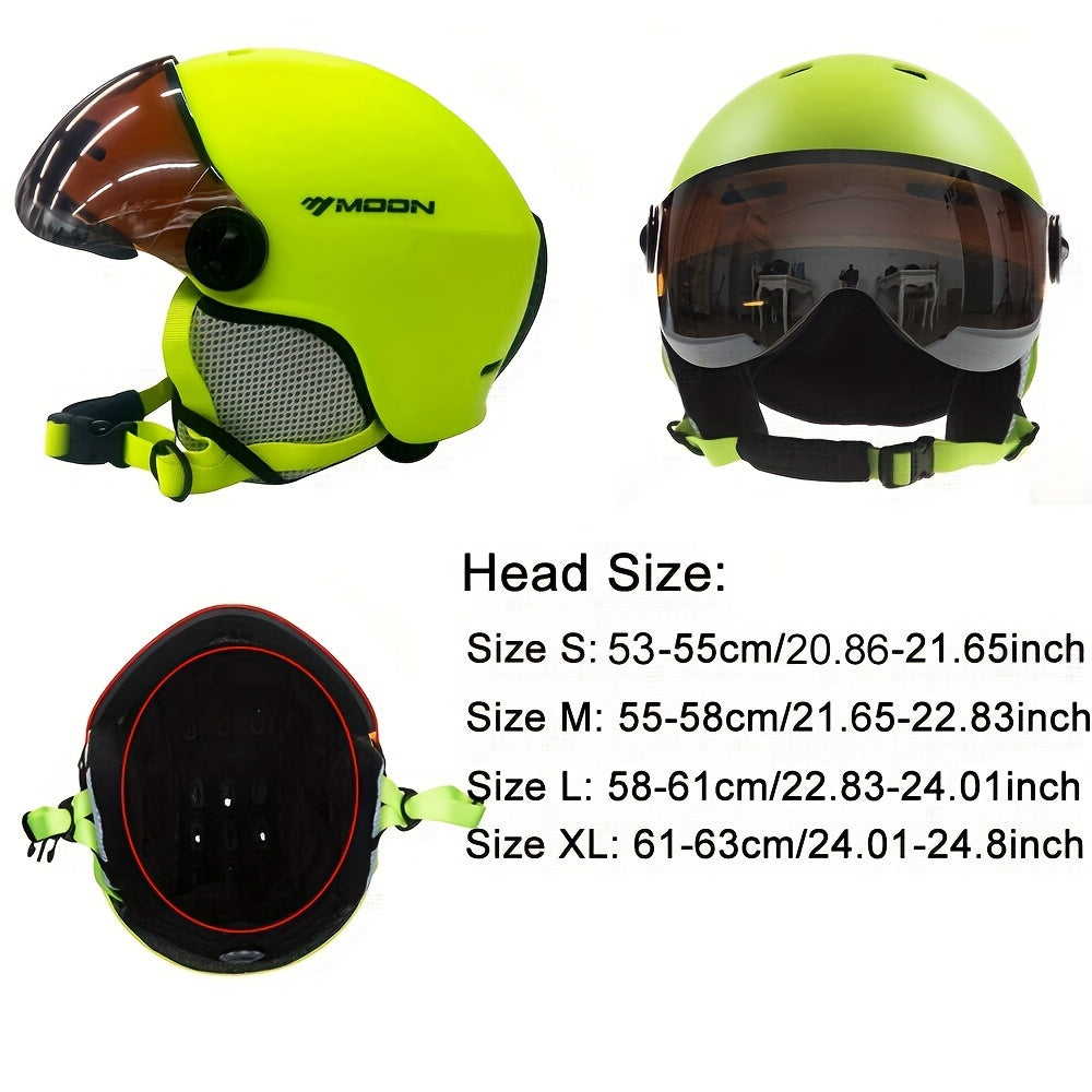 Sportieve Skihelm met Verstelbare Pasvorm en Afneembare Onderdelen – Veiligheid en Comfort voor Wintersport | Sansoti