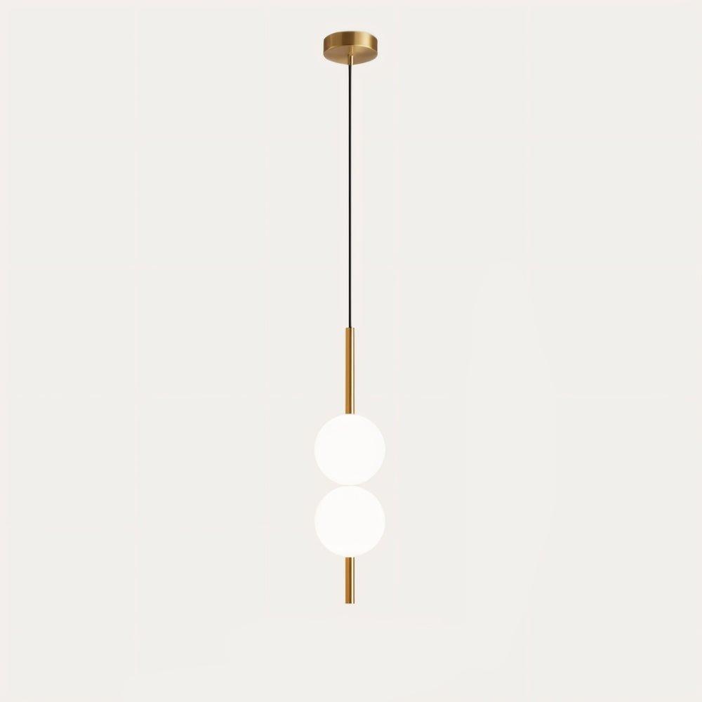Sansoti | Moderne Hanglamp van Glas & Metaal – Scandinavisch Design (1 of 2 Lichtpunten)