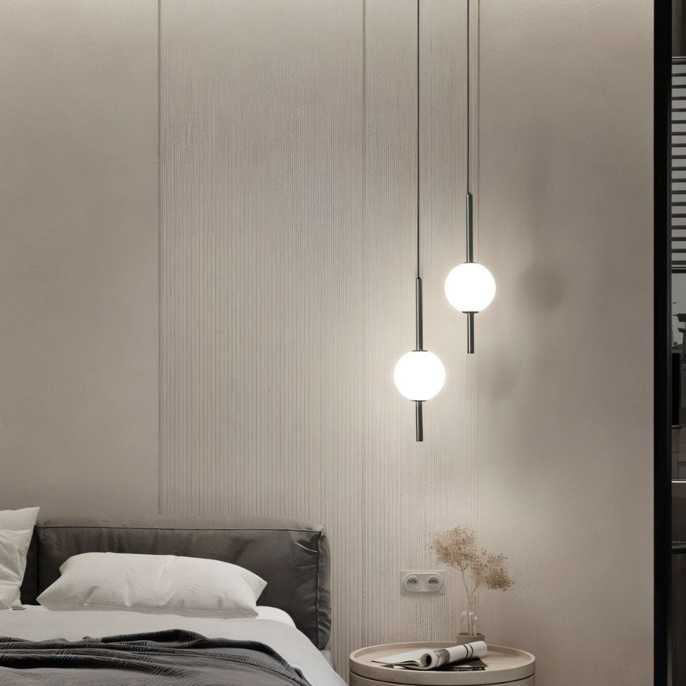 Sansoti | Moderne Hanglamp van Glas & Metaal – Scandinavisch Design (1 of 2 Lichtpunten)