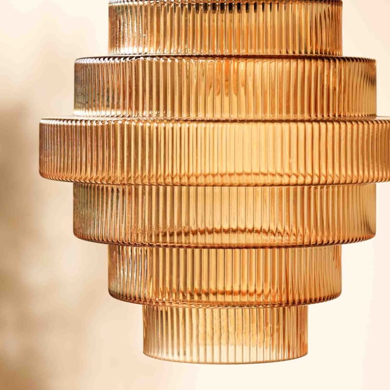Glazen Hanglamp met Metalen Flessendesign E27 Fitting Diameter 22cm voor Keuken Eetkamer Woonkamer Verlichting | Sansoti