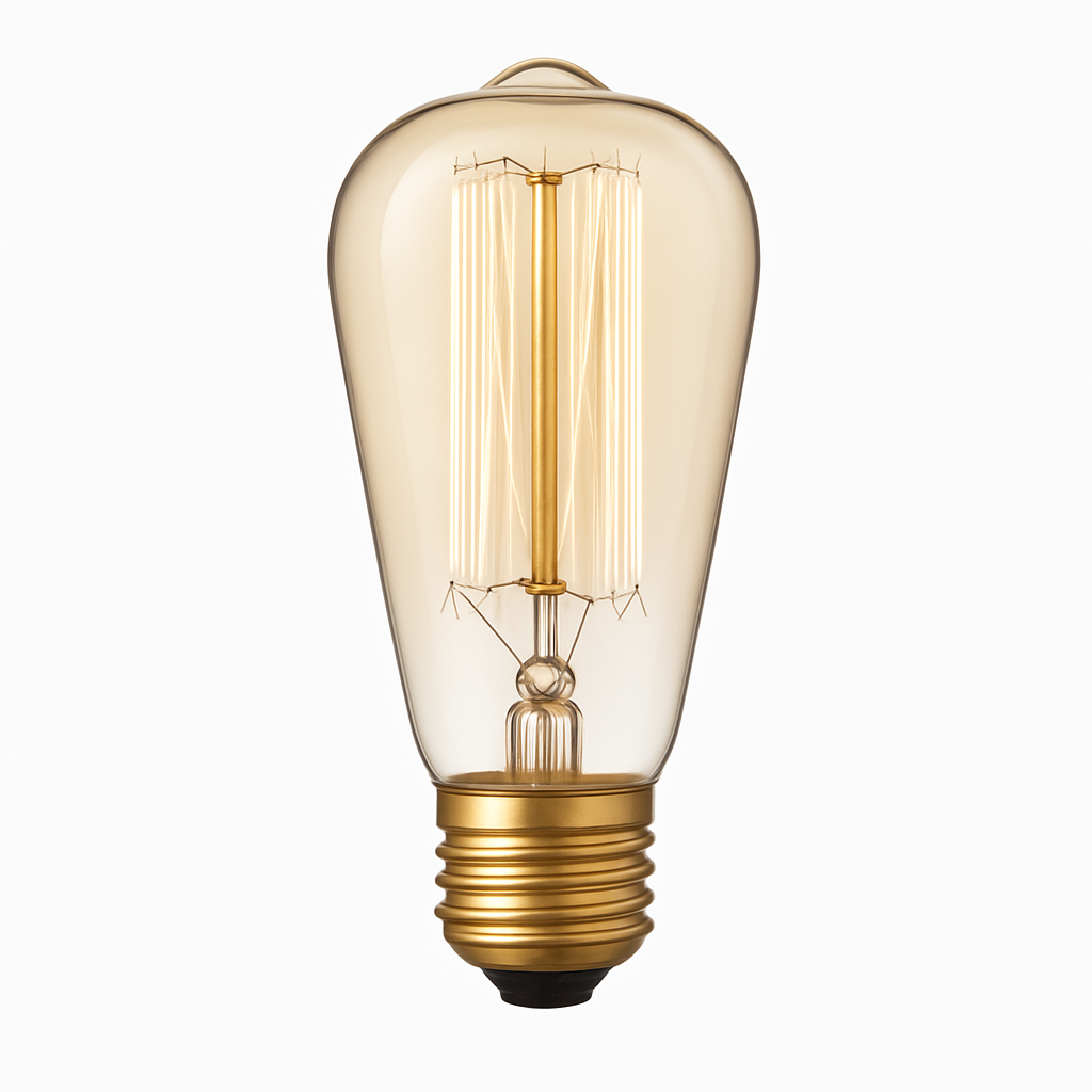 Lampe Edison E27 40W Filament Chaud Salon Chambre Vintage Ampoule rétro Décorative Industrielle Intérieur | Restfield