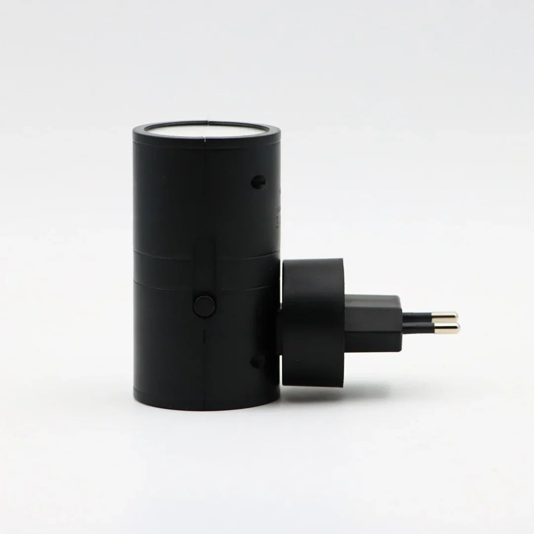 Applique à intensité variable avec fonction veilleuse, lampe à prise, éclairage LED moderne noir et blanc pour chambre et chambre d’enfant | Sansoti