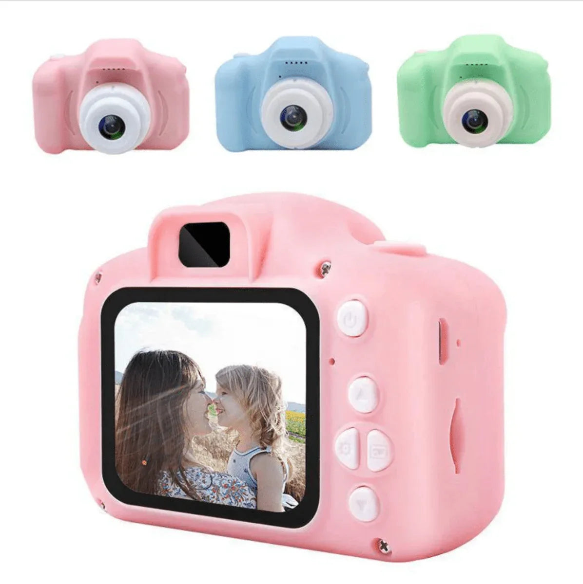 Kindercamera 12MP Robuust Ontdekken Creatief Fotograferen Intuïtieve Bediening Compact Kindvriendelijk | Sansoti