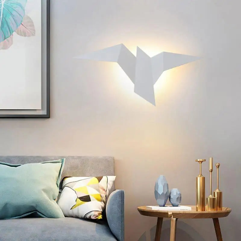 Wandlamp Vogel Design Aluminium Acryl LED 4W Scandinavisch Woonkamer Slaapkamer | Sansoti