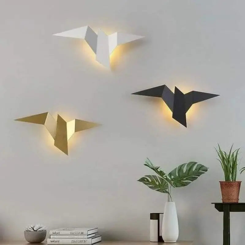 Wandlamp Vogel Design Aluminium Acryl LED 4W Scandinavisch Woonkamer Slaapkamer | Sansoti
