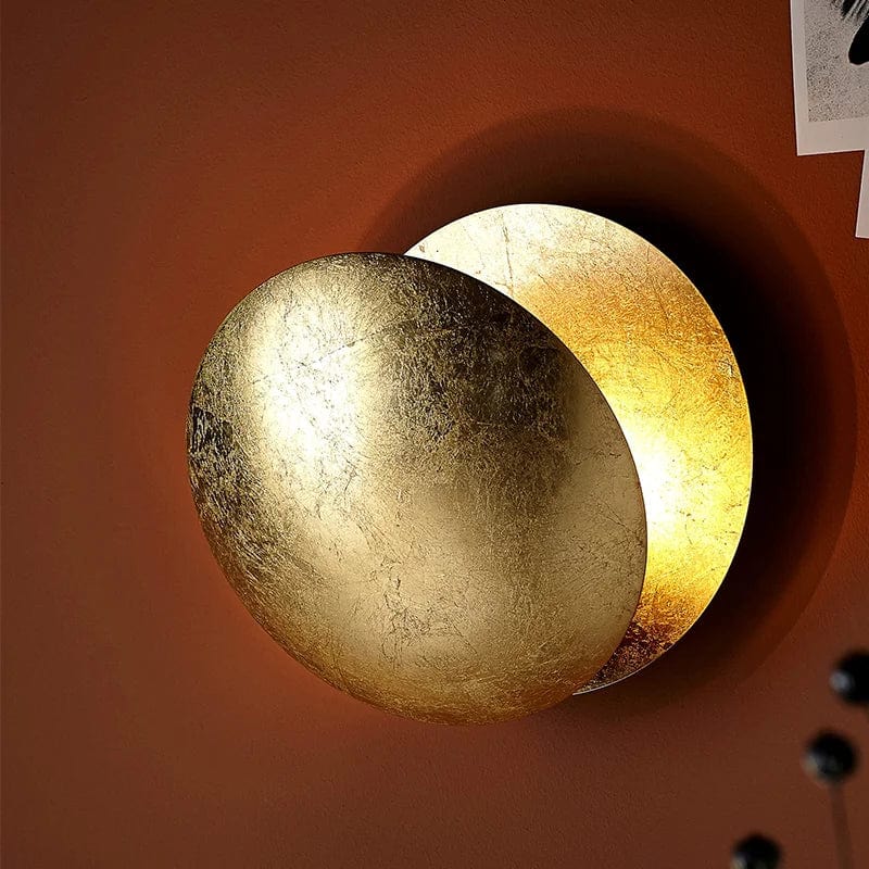 Applique murale Éclipse solaire Orientable Métal Or Art déco LED | Restfield