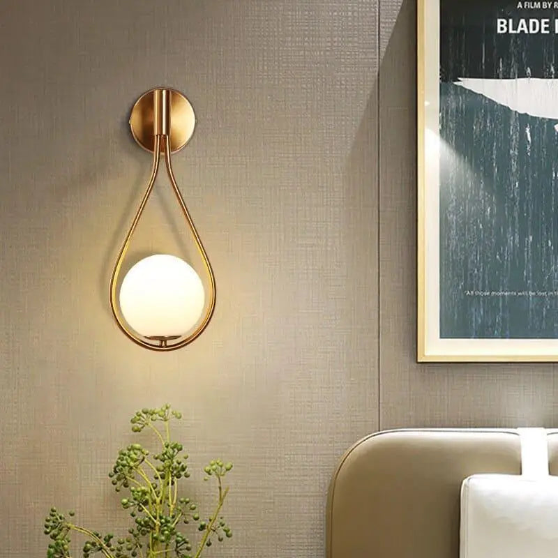 Wandlamp Druppel Design Aluminium Acryl LED G9 12W Goud Zwart Woonkamer Slaapkamer