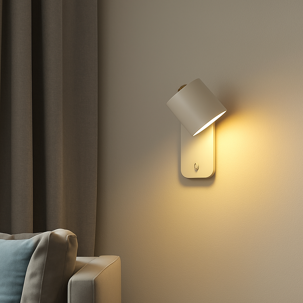 Wandleuchte Metall E27 Schwarz Weiß Schlafzimmer Wohnzimmer Schalter Nordische Wandlampe Leselampe Treppe Flur Nachttischlampe | Restfield