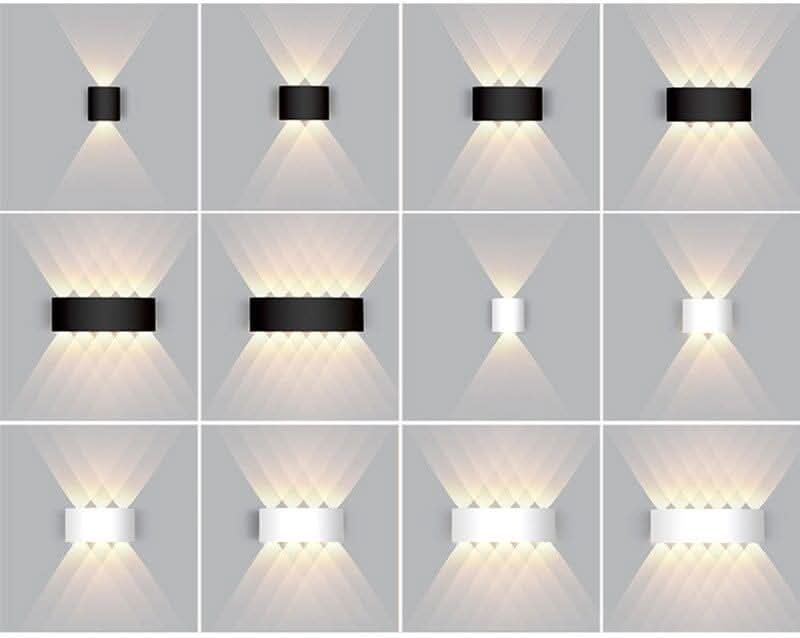 Applique murale extérieure LED étanche avec design aluminium moderne et éclairage haut & bas | Restfield