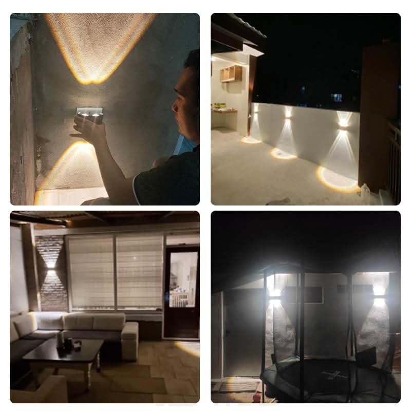 Applique murale extérieure LED étanche avec design aluminium moderne et éclairage haut & bas | Restfield