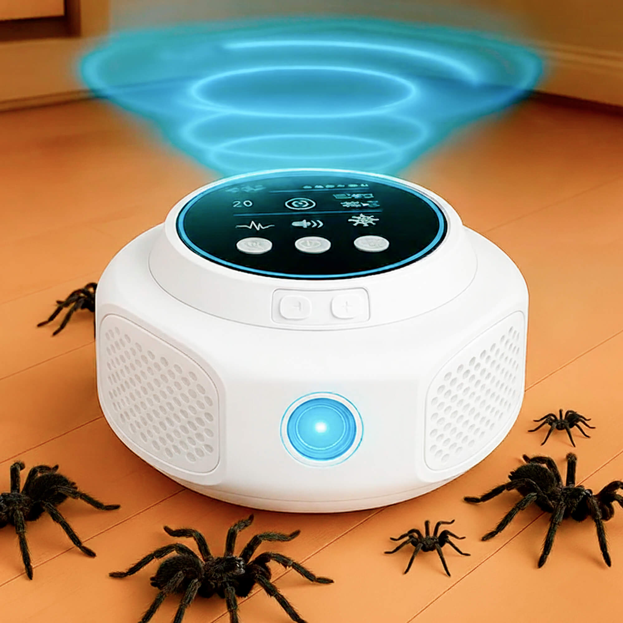 Ultrasone Spinnenbestrijder Stopcontact Chemievrij Huisdier- en Kindvriendelijk Insectenwering 300m² | Sansoti