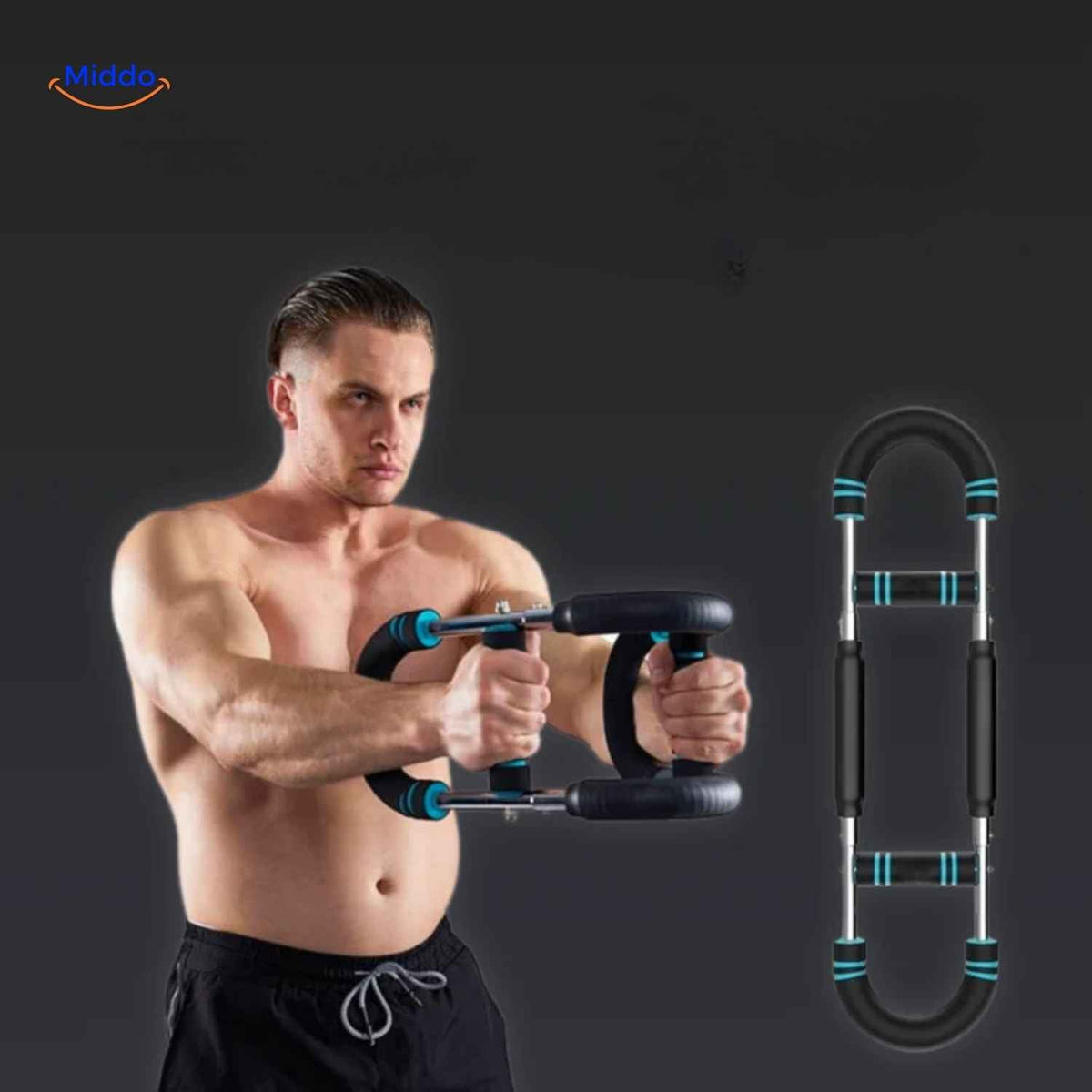 U-Shaped Arm Trainer Adjustable Three Positions Home Fitness Shoulder Chest Back Core Muscle Training Workout | Sansoti