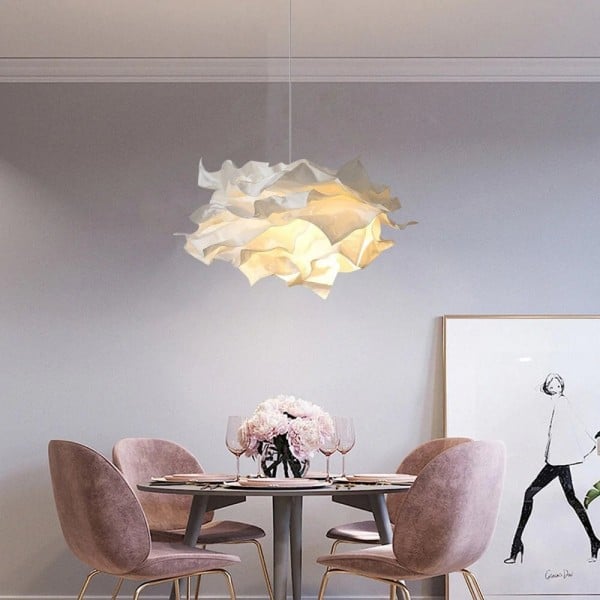 Hanglamp Wolk Papier LED 18W Nordic Japandi Ø43 Ø62 Ø85 | Sansoti