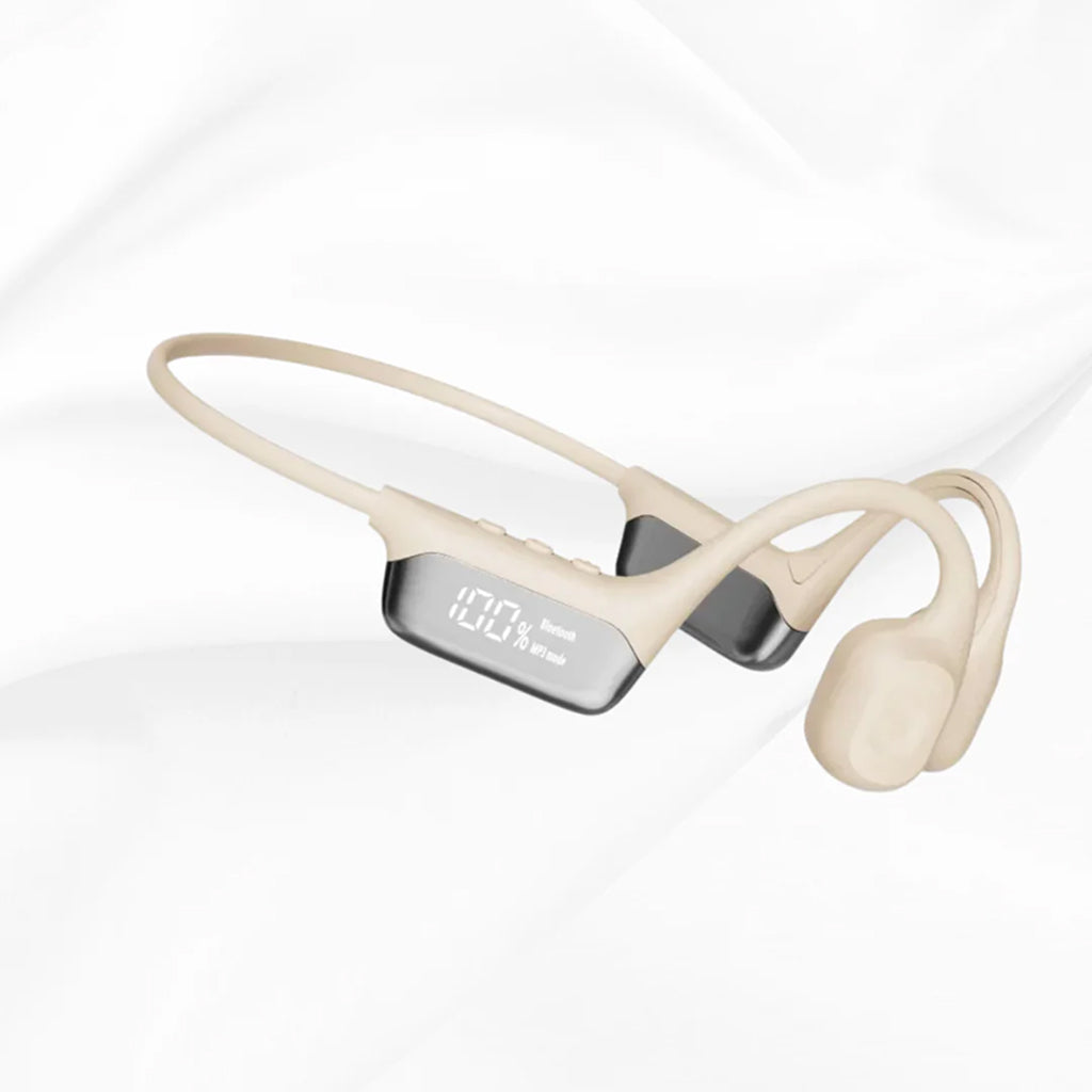 Kabellose Knochenleitungs-Kopfhörer mit Open-Ear-Design, IPX5-wasserbeständigem Titanrahmen für Sport und Laufen | Sansoti