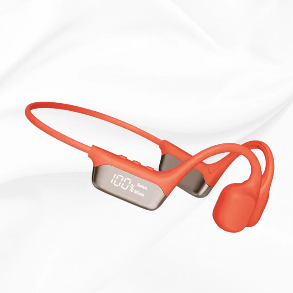 Kabellose Knochenleitungs-Kopfhörer mit Open-Ear-Design, IPX5-wasserbeständigem Titanrahmen für Sport und Laufen | Sansoti