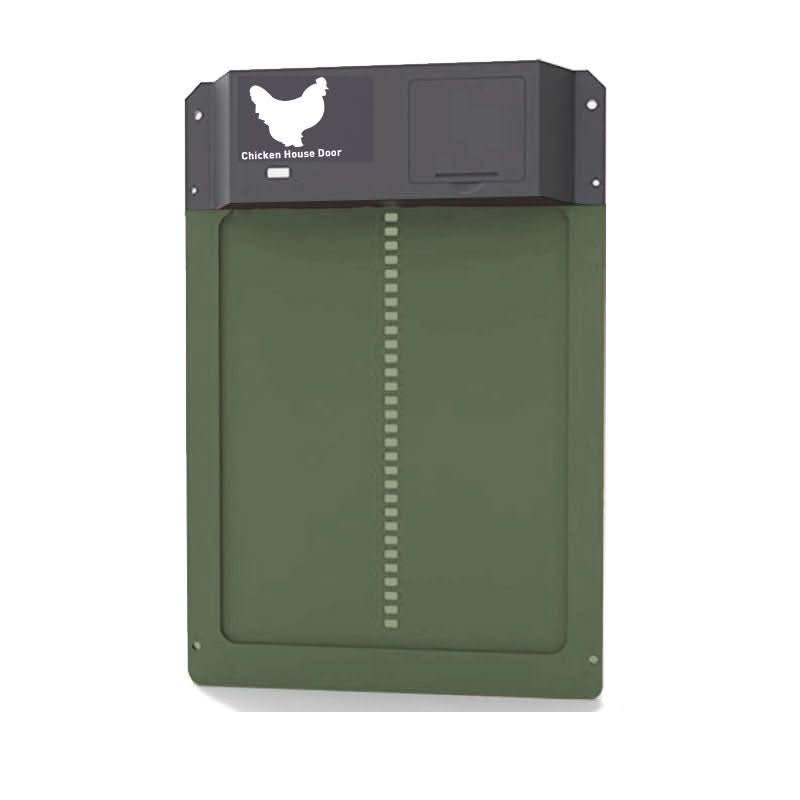 Automatische Hühnerklappe mit Lichtsensor für Volieren und Hühnerställe, wetterfest, langlebig und sicher für Hühner | Sansoti