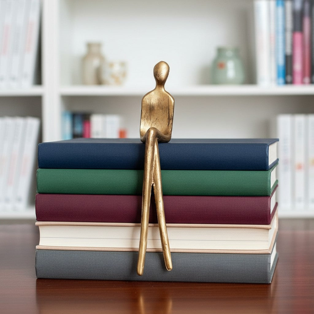 Geometrische Hondenbeeldje van IJzer – Minimalistisch Decoratief Sculptuur voor Bureau | Sansoti