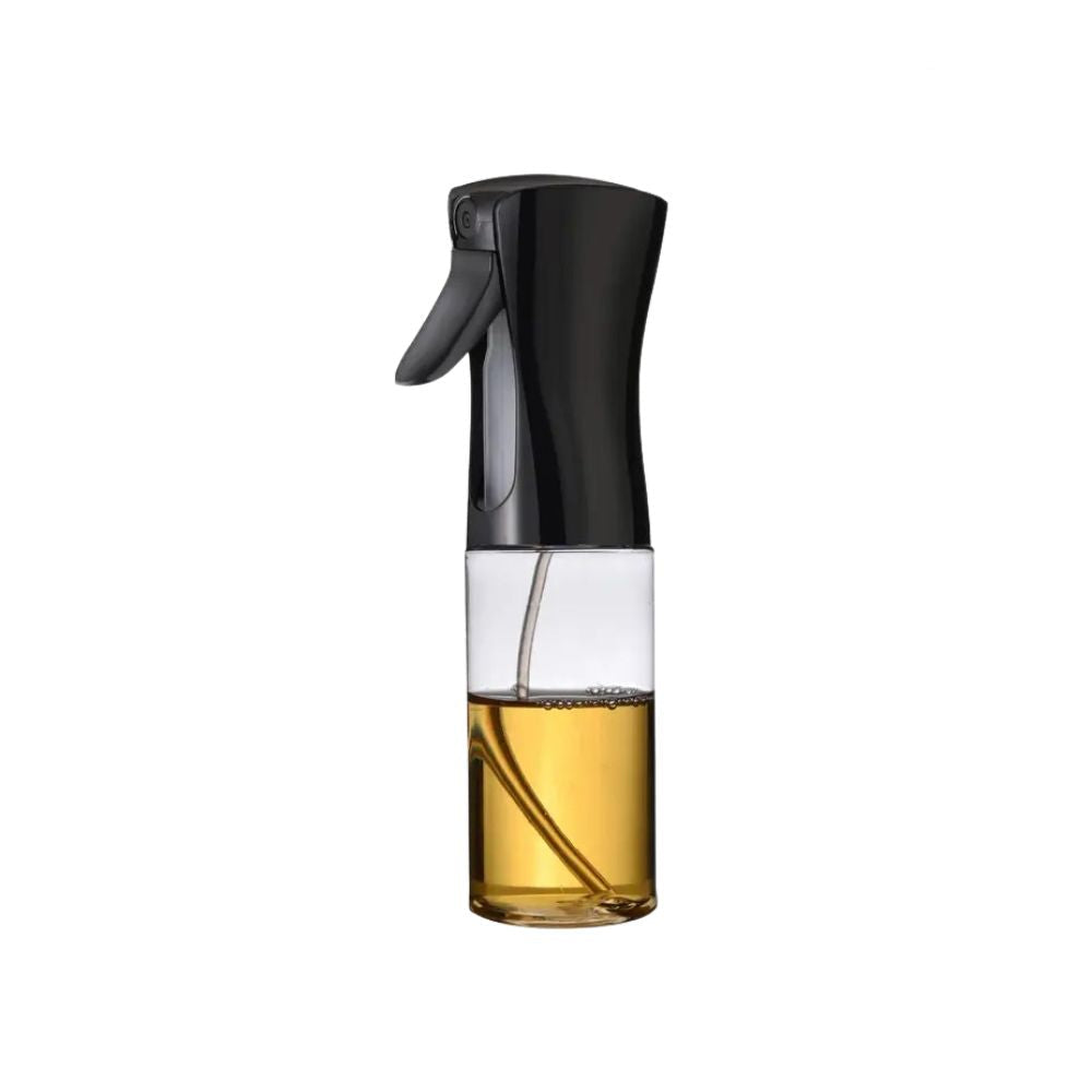 Oliespray Fles Glas 100ml Zwart Keuken Sprayfles Olie Azijn Airfryer BBQ Salade Verstuiver Navulbaar | Sansoti