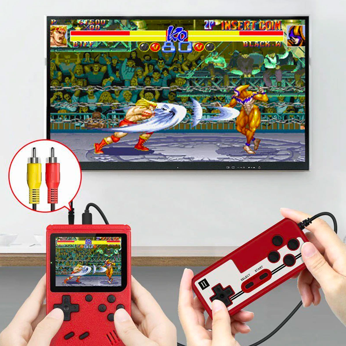Console de jeu rétro 400 jeux classiques portable enfants adultes nostalgique | Restfield