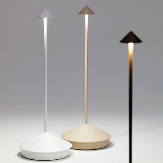 Lampe de Table LED Sans Fil Rechargeable et Dimmable pour Intérieur et Extérieur – Lampe Design Moderne en Aluminium | Restfield
