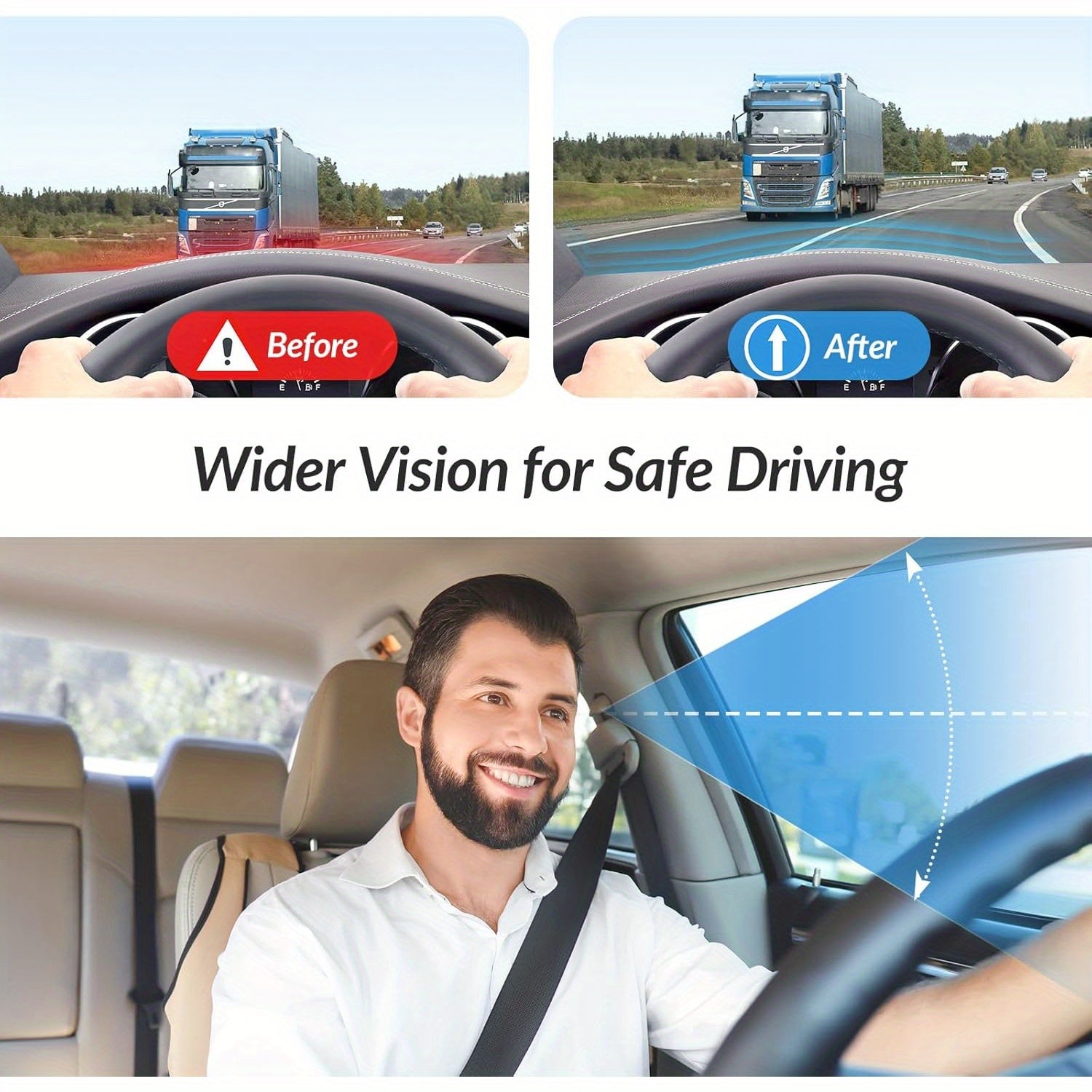 Ergonomisch Driehoekig Autositkussen Memory Foam – Ergonomische Zitsteun met Drukverlichting voor Auto Stoel Kantoor Bureaustoel | Sansoti