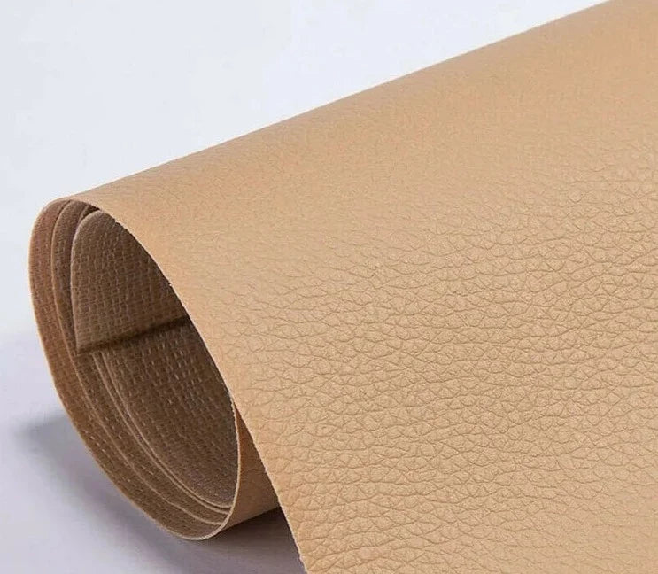 Samoprzylepna folia naprawcza ze skóry, do przycinania, 50x138cm, do naprawy mebli, tapicerki, sof i skóry, łatka | Sansoti