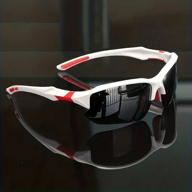 Sportieve Zonnebril met Gepolariseerde Glazen voor Fietsen en Hardlopen Zomer 2025 - UV-Bescherming Lichtgewicht Frame Unisex Outdoor Sport Eyewear | Sansoti