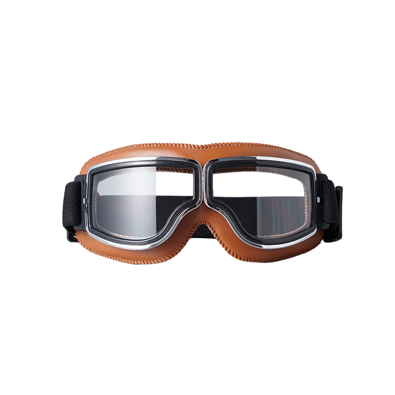 Retro Motorgoggles met Beschermglazen en Verstelbare Band | Sansoti