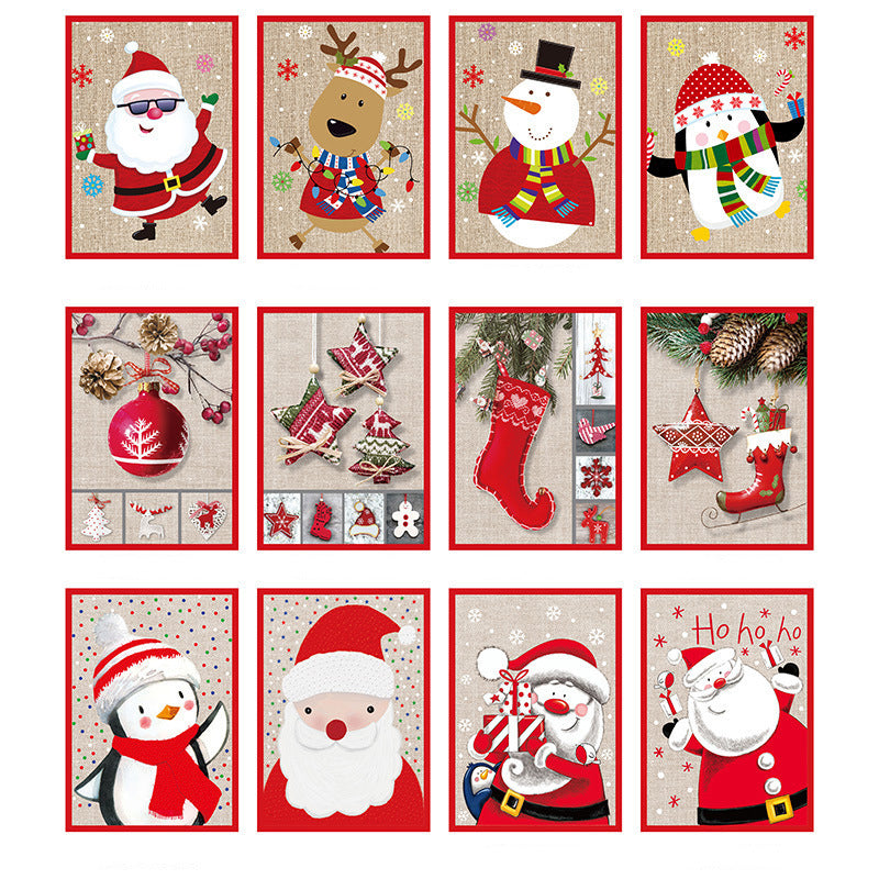 Set musikalischer Weihnachtskarten mit Klang und Lichtern für gemütliche Feiertage Originelle Geschenke Grußkarten | Sansoti