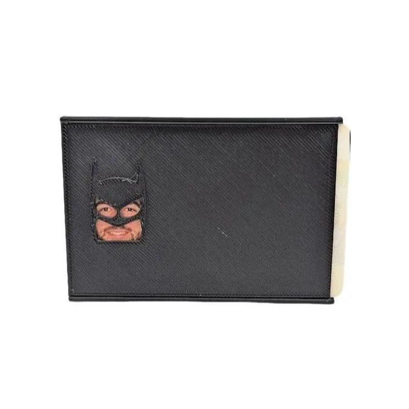 Superhero card holder with mask for ID card, driving licence, public transport card and badge, card holder for adults | Sansoti