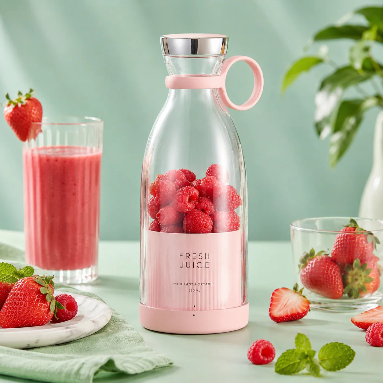 Electric Juicer with Wireless Design 400W – Juice Extractor for Vegetables and Fruits | Sansoti