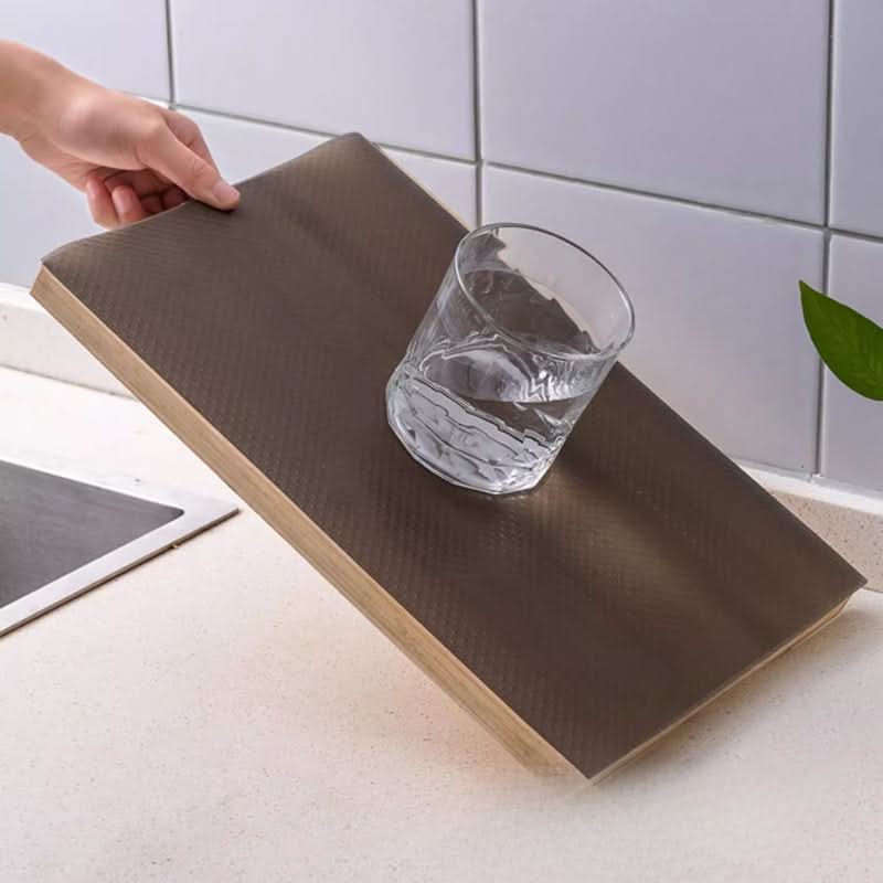 Rutschfeste Schubladenmatte Wasserdichte transparente Klebefolie Schutzmatte Küche Schrank Schublade 30-60cm Aufbewahrungslösung | Sansoti