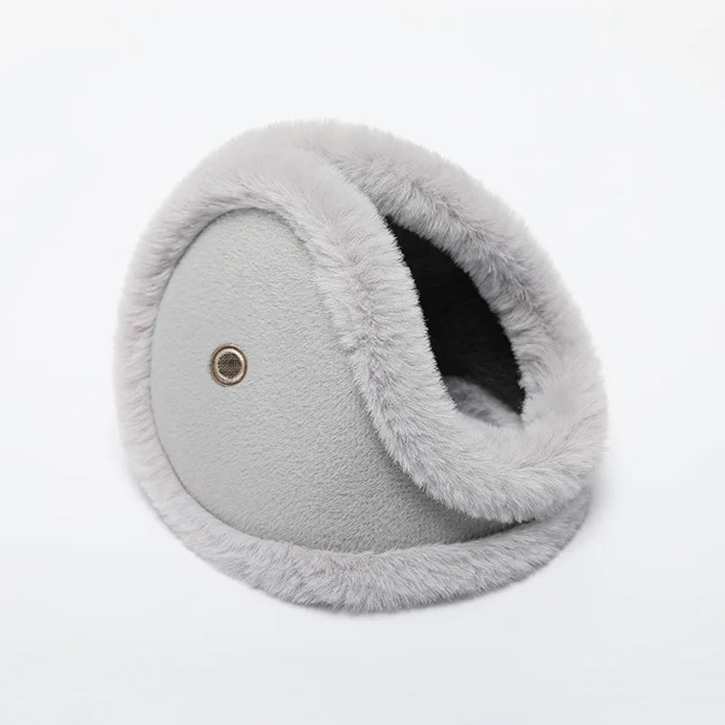 Plush Winter Earmuffs with Opening and Adjustable Headband for Women and Men, Cold Weather Accessory | Sansoti