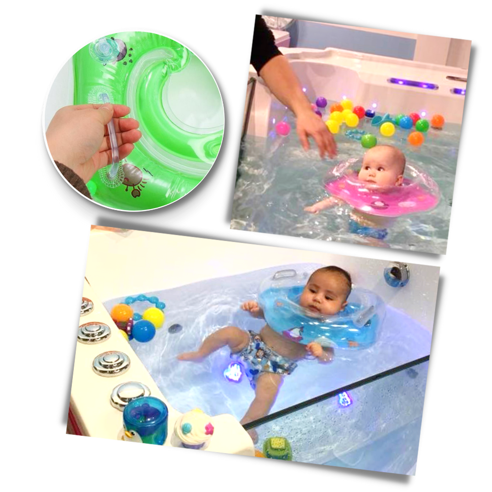 Baby Zwemkraag voor Nekondersteuning 6-24 Maanden Veilig Drijven PVC | Sansoti