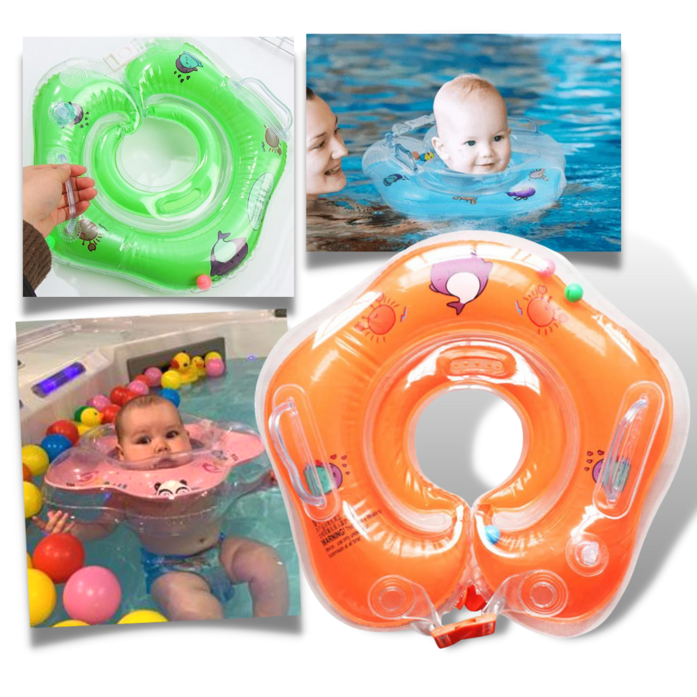 Baby Zwemkraag voor Nekondersteuning 6-24 Maanden Veilig Drijven PVC | Sansoti