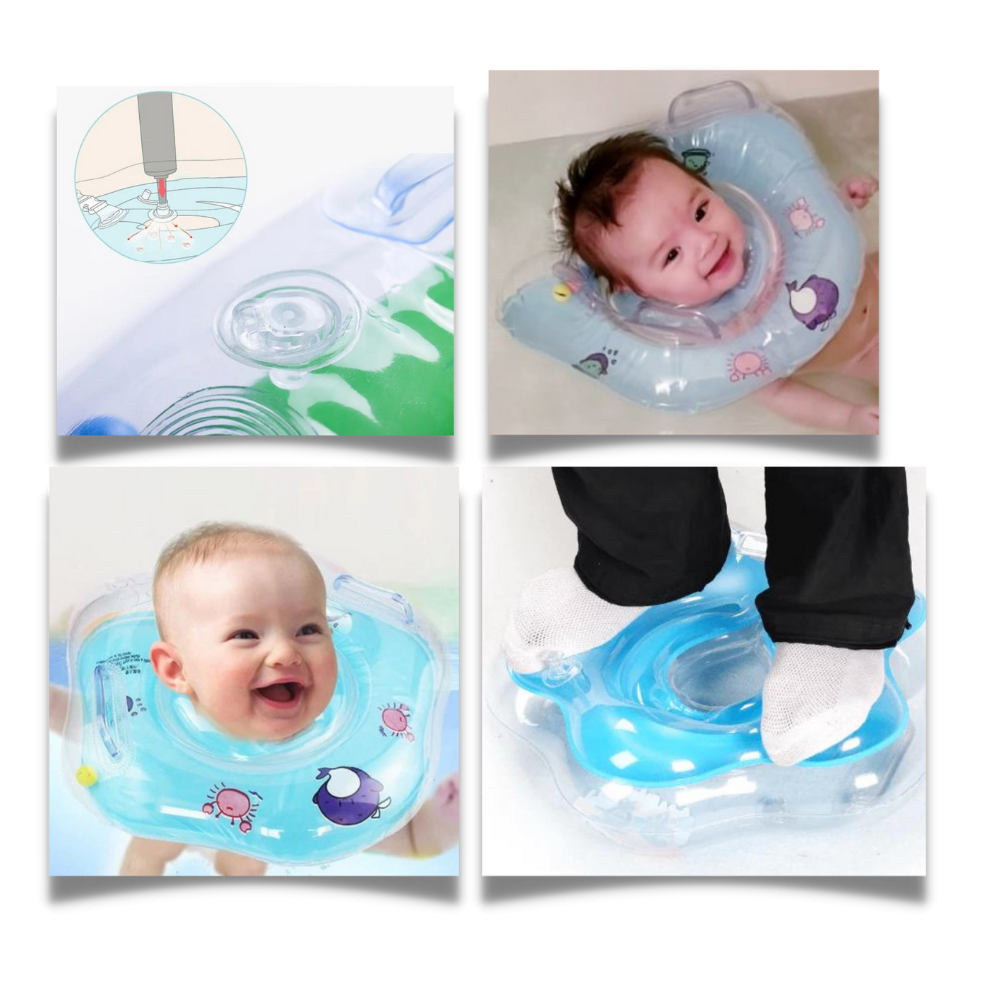 Baby Zwemkraag voor Nekondersteuning 6-24 Maanden Veilig Drijven PVC | Sansoti