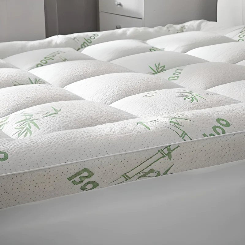 Bambus Matratzen Topper Weich Hypoallergen 1000GSM 5cm Dick Kühlend Temperaturregulierend | Restfield