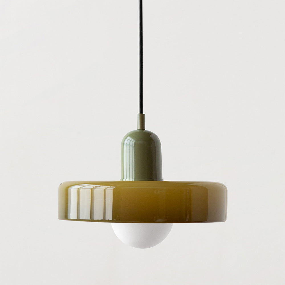 Geometrische Pendelleuchte Farbglas E27 Verstellbar Esstisch Kücheninsel Retro-Design Stimmungsbeleuchtung | Sansoti