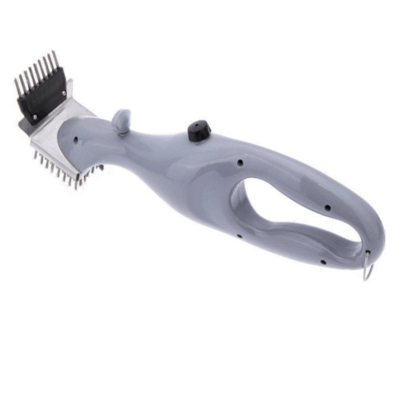 Steam Cleaning Brush for BBQ and Grill – Stainless Steel Bristles with Ergonomic Handle | Sansoti