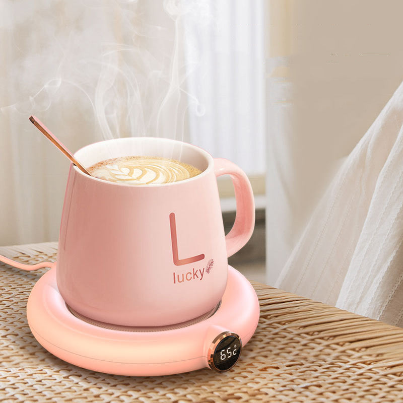 USB Beker Verwarmingsplaat Rond Vierkant Roze Groen Wit Thee Koffie Warmer Bureau Thuis Kantoor Dranken | Sansoti