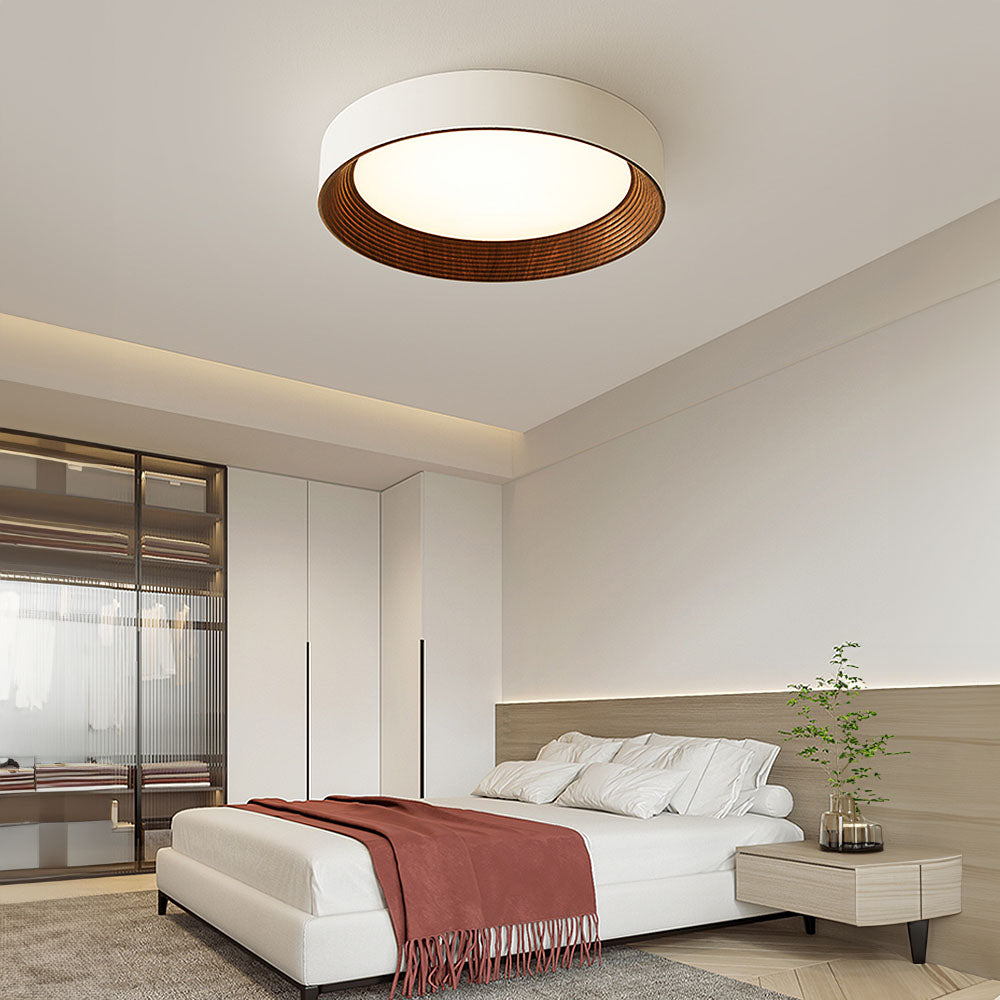 Minimalistische Plafondlamp Rond Laagbouw Slaapkamer Plafondverlichting LED | Sansoti