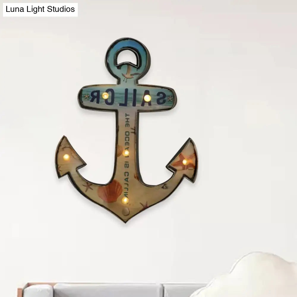 Wandlamp LED Flush Mount met Batterijvoeding – Modern Metalen Nachtlampje in Zwart, Roze-Rood & Blauw-Geel | Sansoti