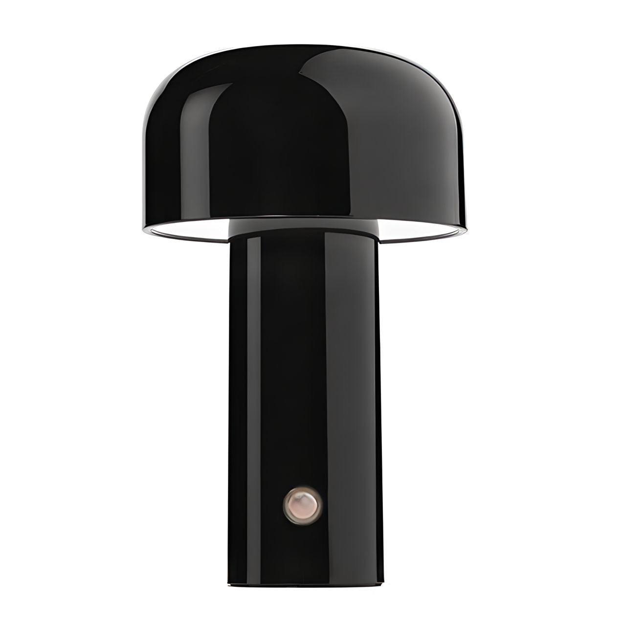 Lampe de table LED rechargeable au design champignon, sans fil et à intensité réglable, éclairage d’ambiance pour salon, chambre et salle à manger | Sansoti
