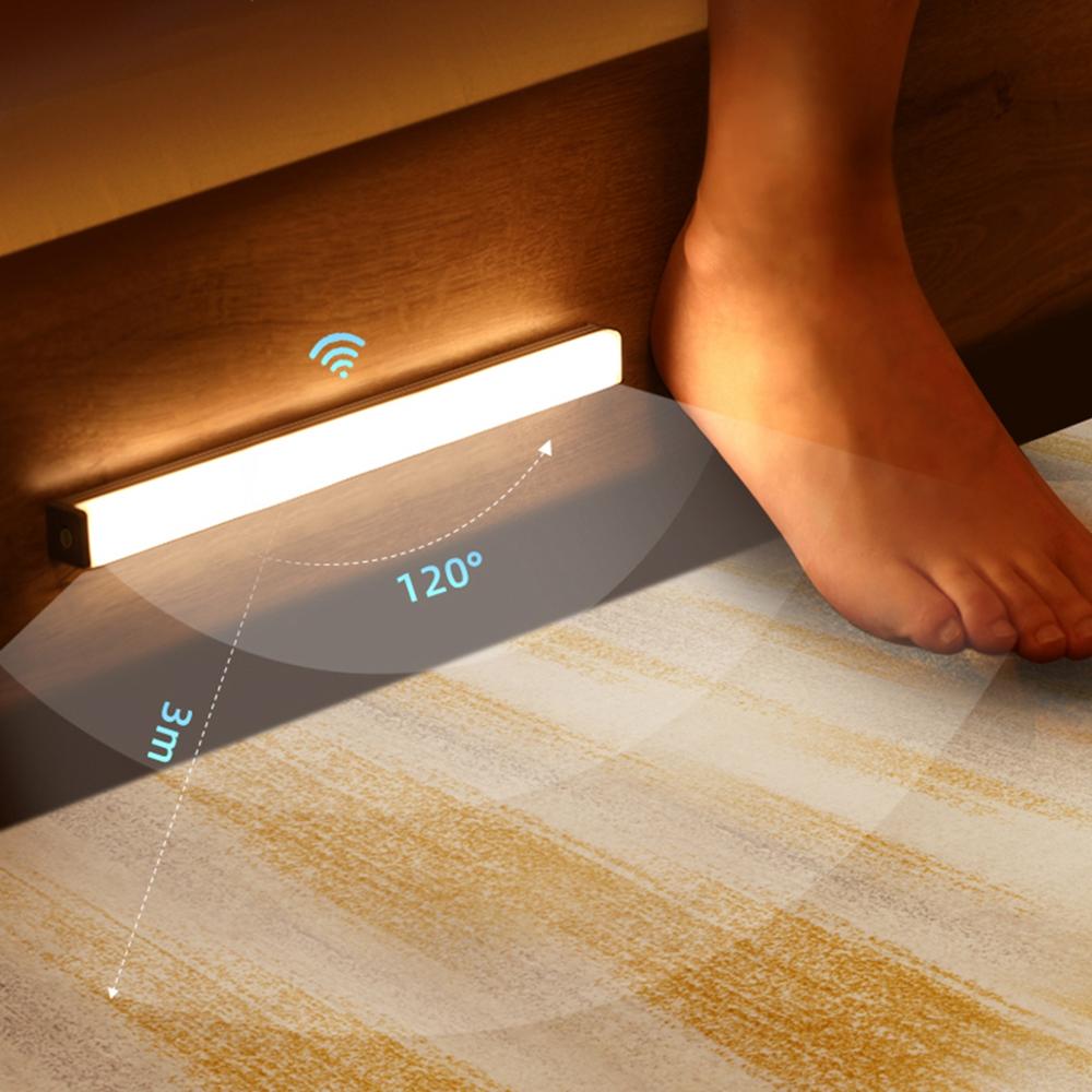 Bewegingssensor LED-Strip voor Bedframe 21-50cm Warm of Koel Wit | Sansoti